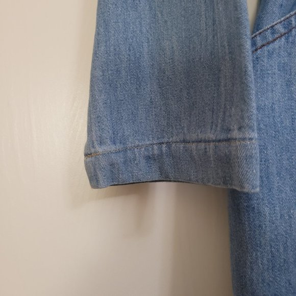 Long Sleeve Vintage Denim Dress Size 12 - Picture 10 of 14